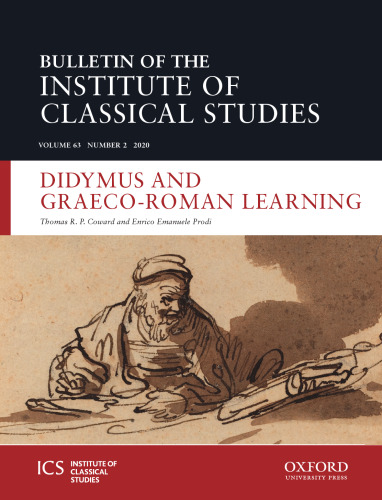 Didymus and Graeco-Roman Learning