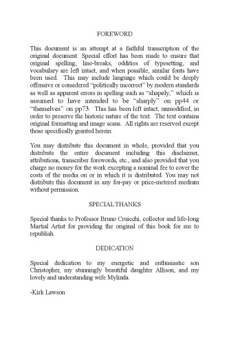 The Straight Left and How to cultivate it