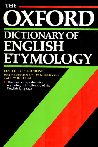 The Oxford Dictionary of English Etymology