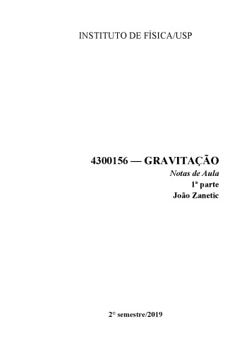 Notas de Aula Gravitação