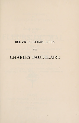 Les fleurs du mal. Les épaves