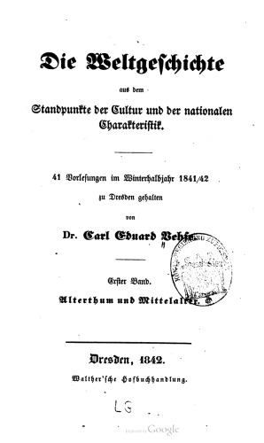 Alterthum [Altertum] und Mittelalter