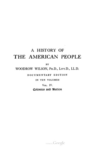 A history of the American people. In ten volumes