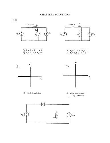 Solution manual for Power Electronics