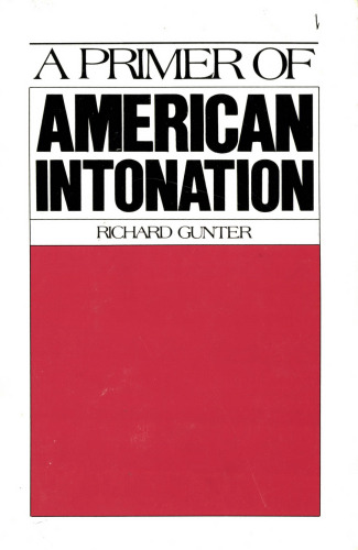 A Primer of American Intonation