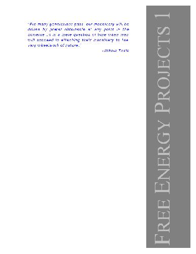 Free Energy Projects