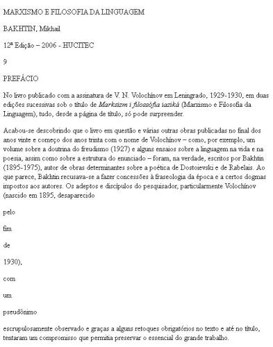 Marxismo e filosofia da linguagem