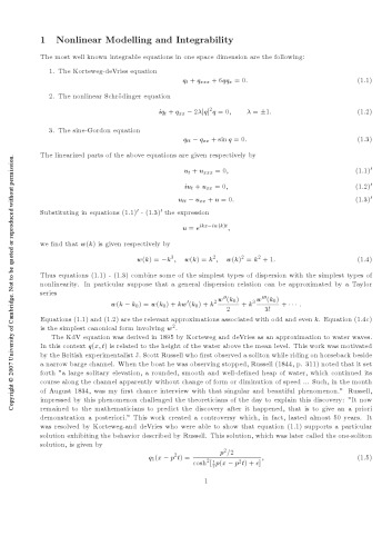 Integrable Systems