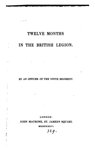 Twelve months in the British Legion