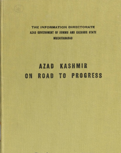 Azad Kashmir on road to progress