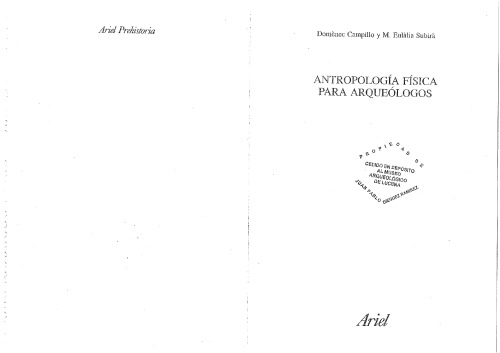 Antropología Física para Arqueólogos