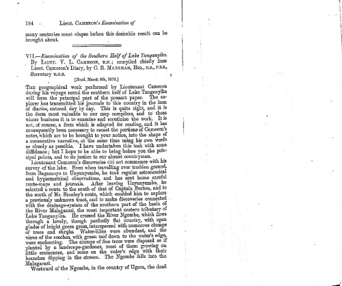 Examination of the Southern Half of Lake Tanganyika