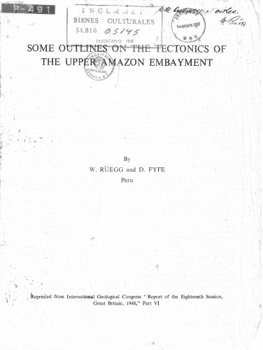 Some outlines on the tectonics of the Upper Amazon embayment