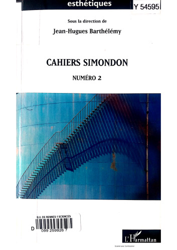 Cahiers Simondon
