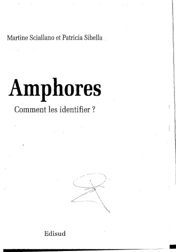 Amphores. Comment les identifier?