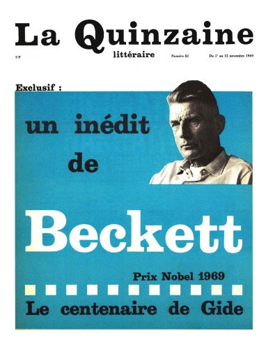 Le Quinzaine littéraire, numéro 82 issue 82