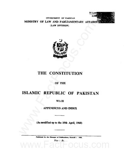 Constitution of Pakistan 1962
