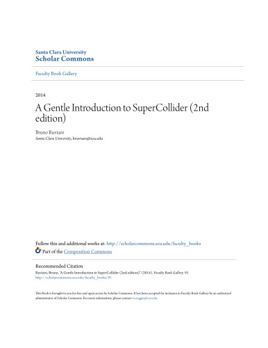 Complete SuperCollider Opus.