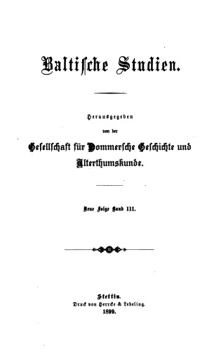 Baltische Studien