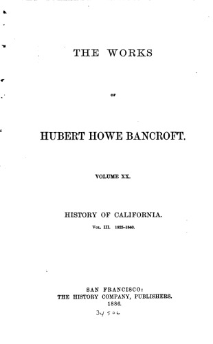 History of California / 1825-1840