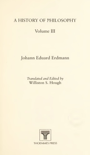 A HISTORY OF PHILOSOPHY