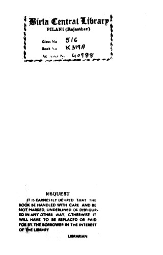 Analytic Geometry