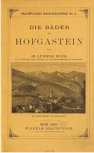 Die Bäder zu Hofgastein