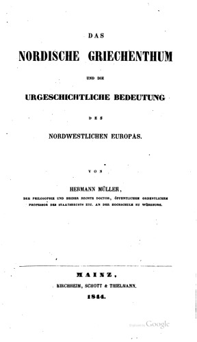 Das nordische Griechenthum