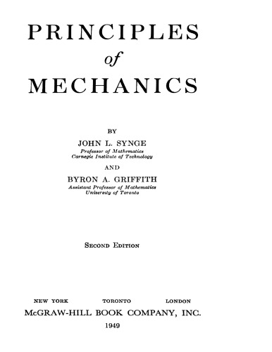 Principles of Mechanics