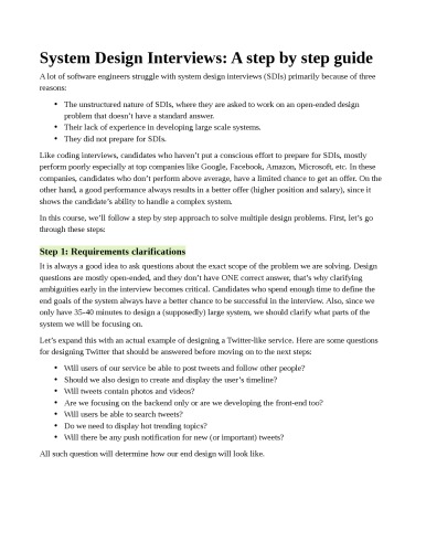 Grokking the System Design