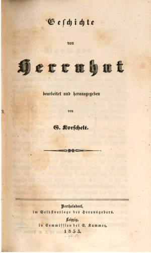 Geschichte von Herrnhut