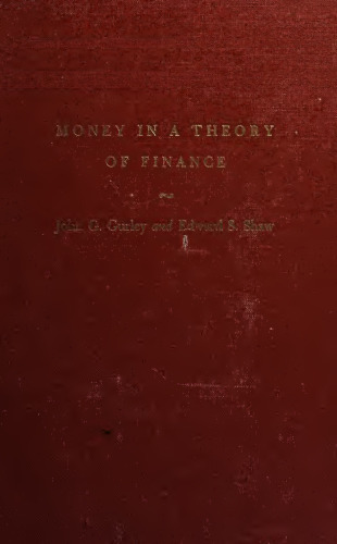Money in a theory of finance
