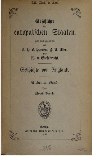 Geschichte von England