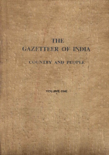 The Gazetteer of India Volume 1