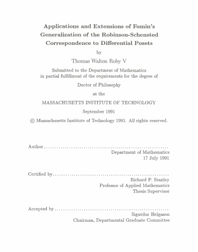 Applications and extensions of Fomin’s generalization of the Robinson-Schensted correspondence to differential posets