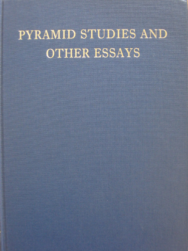 La pyramide à degrés: l'architecture. Tome I: Texte. Tome II: Planches