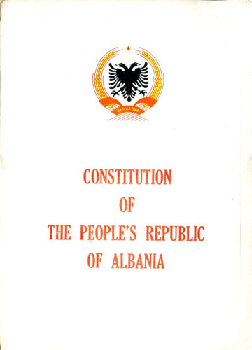 Constitution of the People’s Republic of Albania