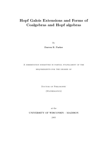 Hopf Galois Extensions and Forms of Coalgebras and Hopf algebras