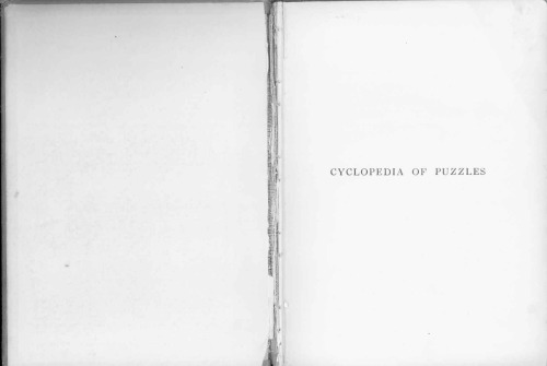 Sam Loyd - Cyclopedia of Puzzles