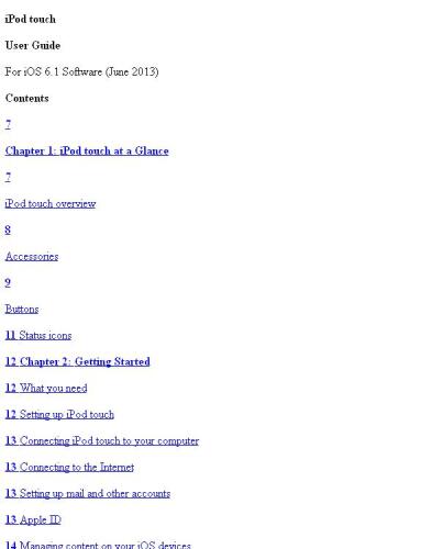 iPod touch iOS 6 User Guide