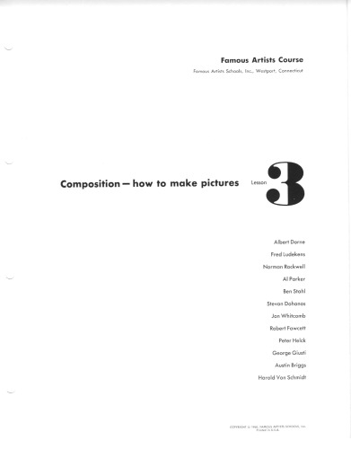 Famous Artists Course Lessons