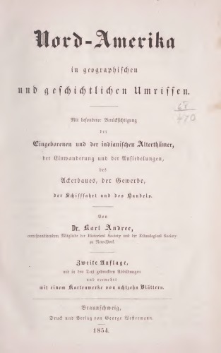 Nord-Amerika in geographischen und geschichtlichen Umrissen