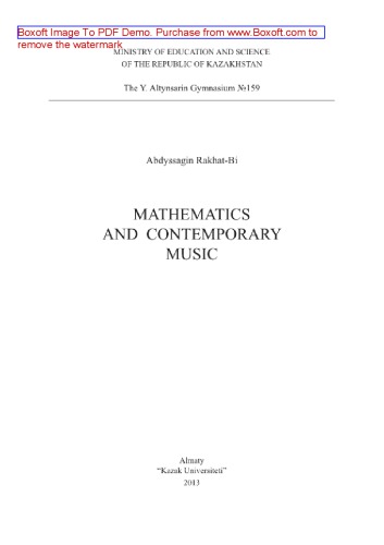 Mathematics and contemporary music