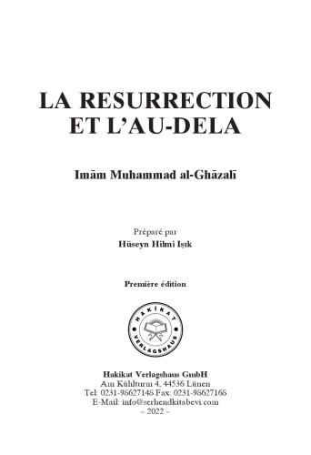 LA RESURRECTION ET L’AU-DELA