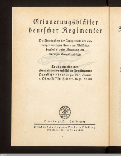 Geschichte des 3. Oberelsässisch. Feldartillerie-Regiments Nr. 80