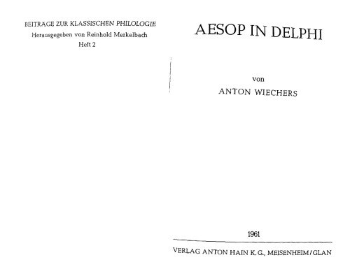 Aesop in Delphi
