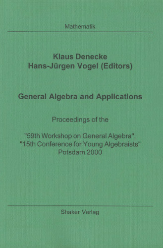General Algebra and Applications