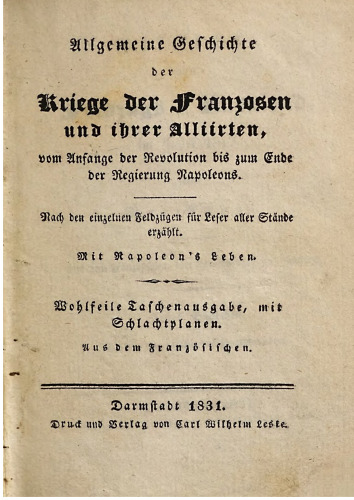 Geschichte des Feldzugs in Russland, im Jahre 1812