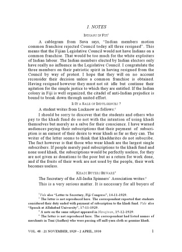 The Complete Works of Mahatma Gandhi Volume 48