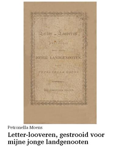 Letter-looveren, gestrooid voor mijne jonge landgenooten